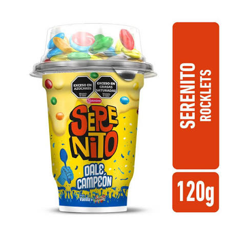 POSTRE SERENITO CON CONFITES 120 GRS